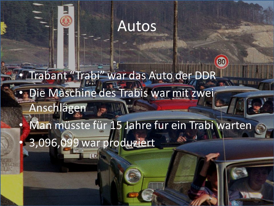 Autos Trabant Trabi war das Auto der DDR