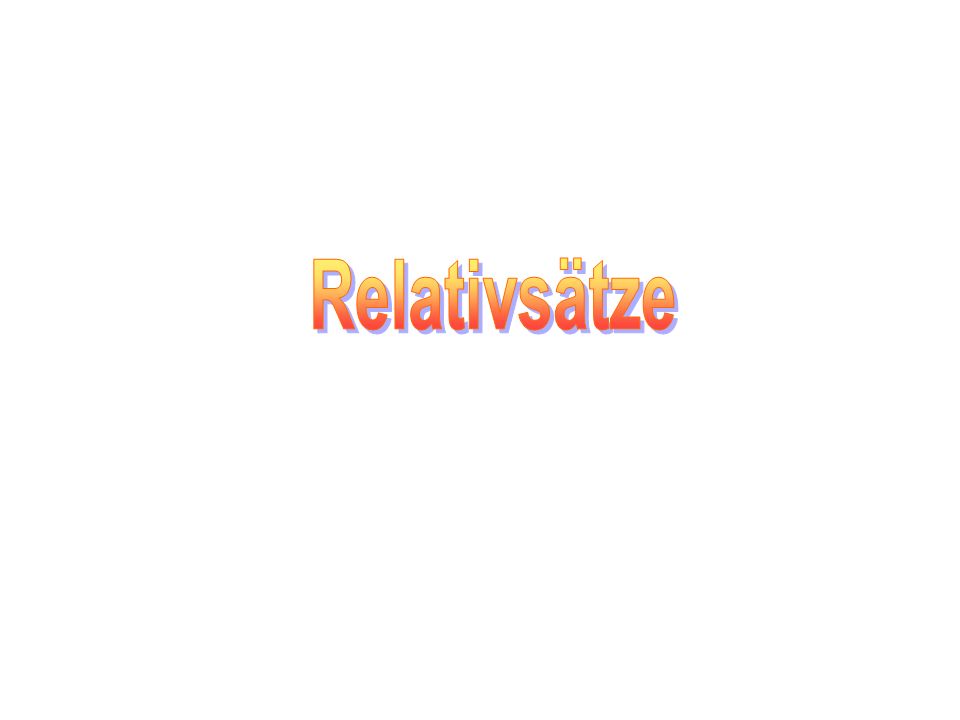 Relativsätze