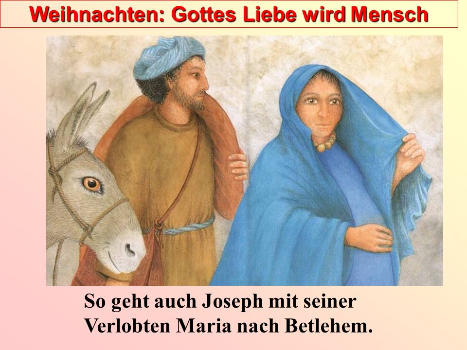 Weihnachten: Gottes Liebe wird Mensch