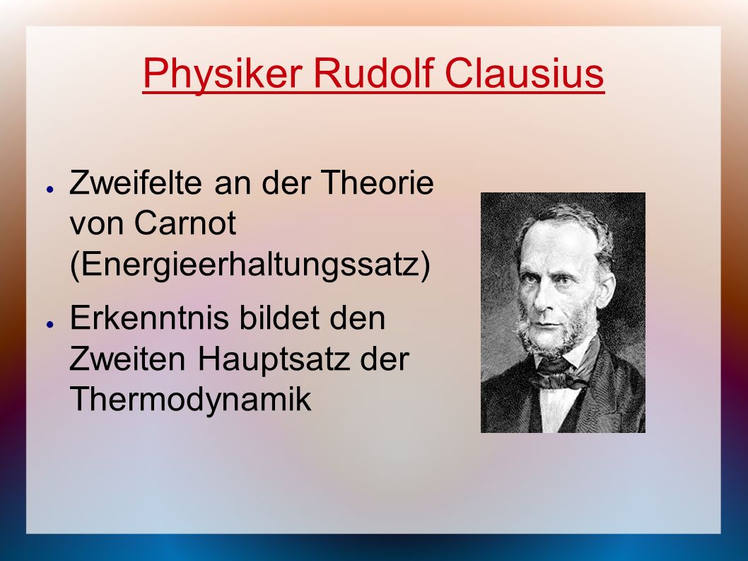 Physiker Rudolf Clausius