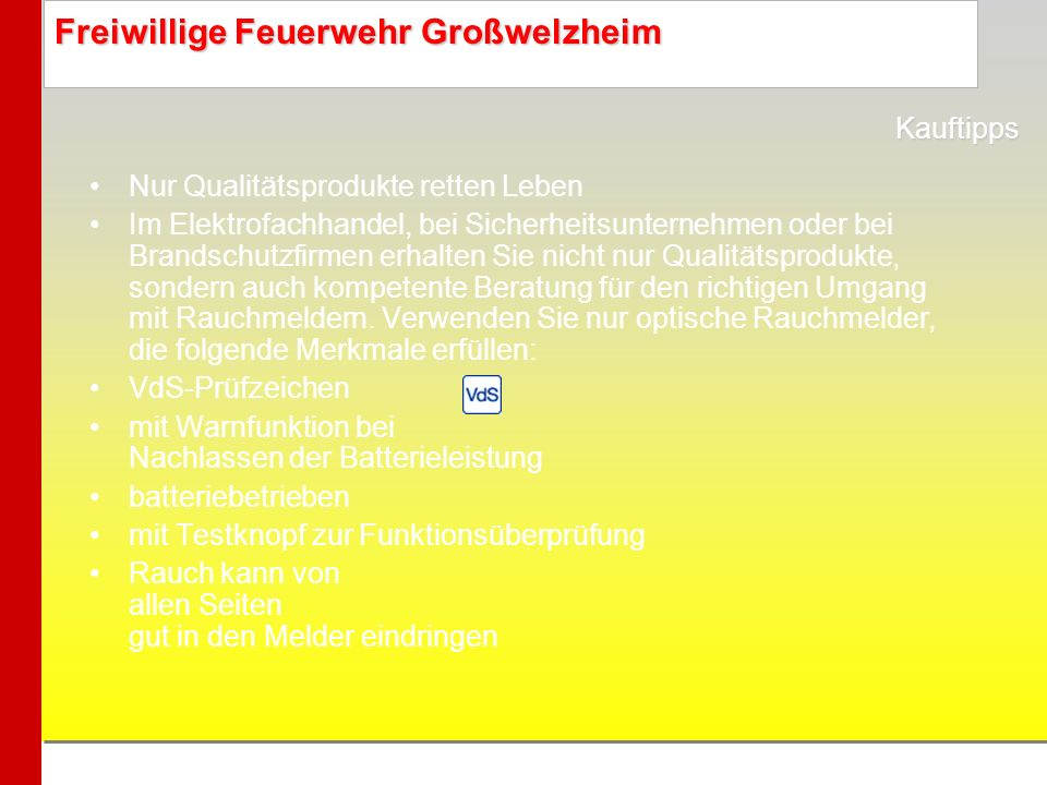 Kauftipps Nur Qualitätsprodukte retten Leben.