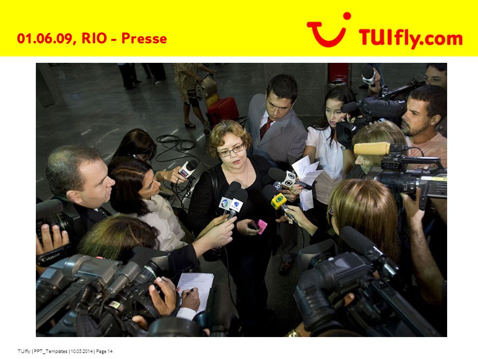 , RIO - Presse TUIfly | PPT_Templates | | Page 14