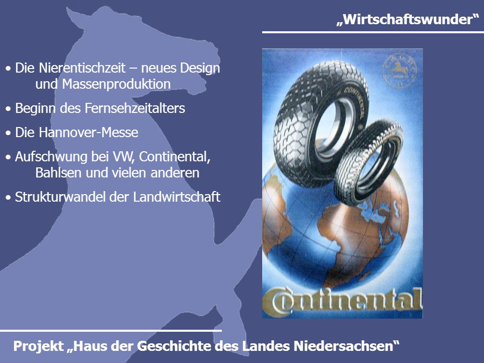 „Wirtschaftswunder Die Nierentischzeit – neues Design und Massenproduktion. Beginn des Fernsehzeitalters.