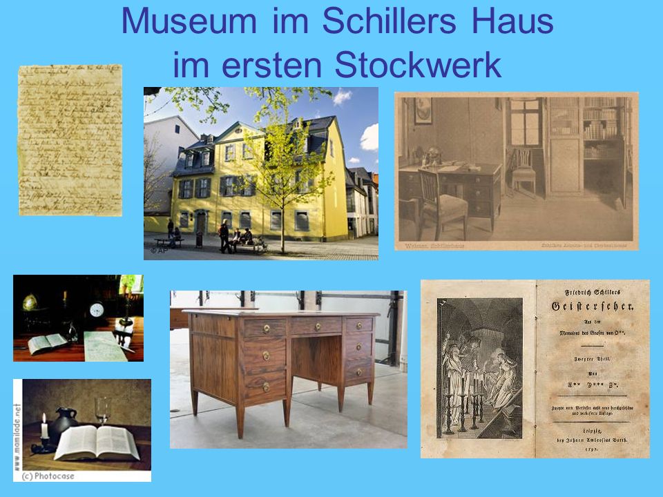 Museum im Schillers Haus im ersten Stockwerk