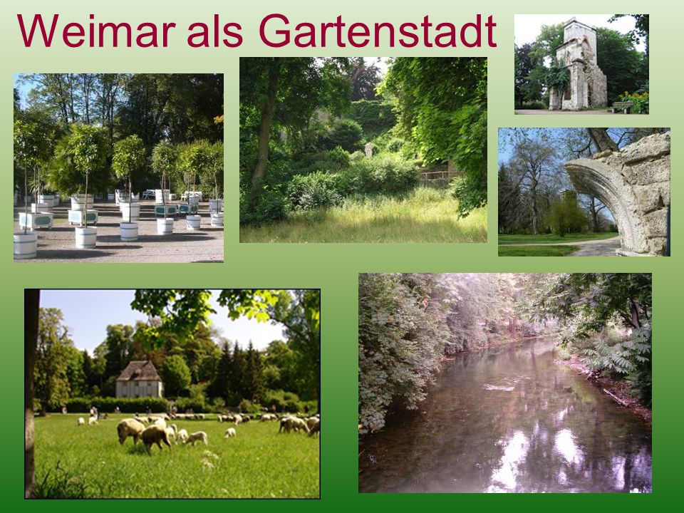 Weimar als Gartenstadt
