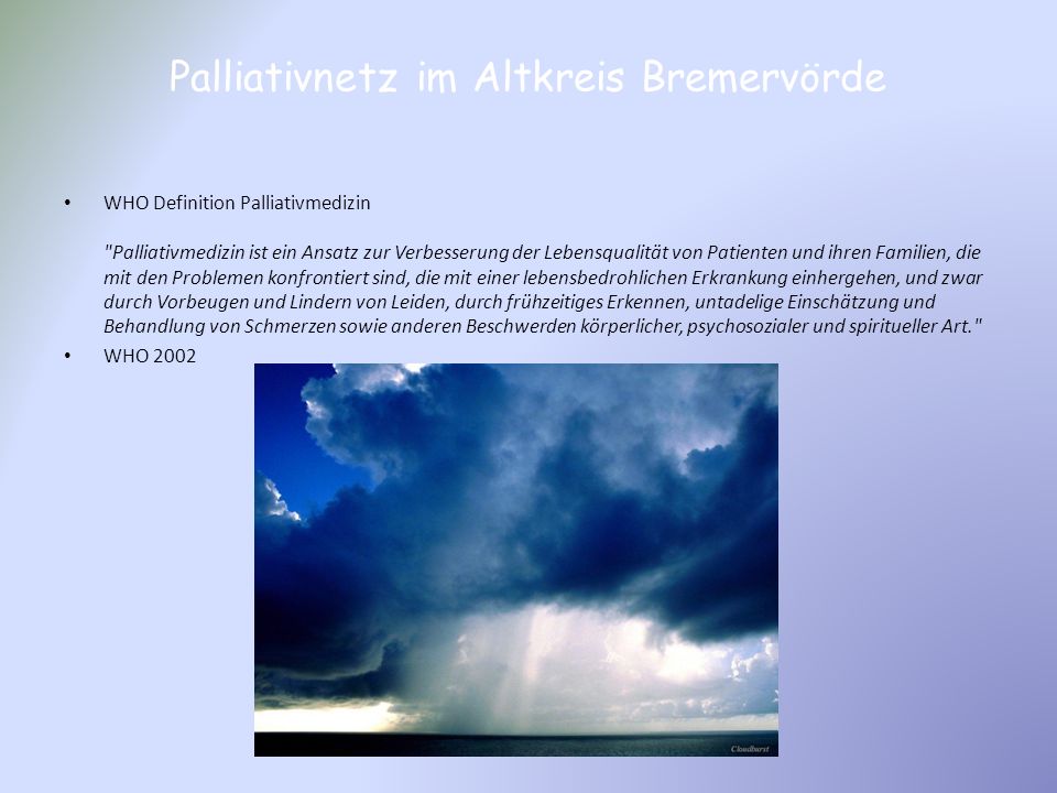 Palliativnetz im Altkreis Bremervörde