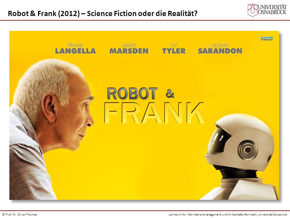 Robot & Frank (2012) – Science Fiction oder die Realität