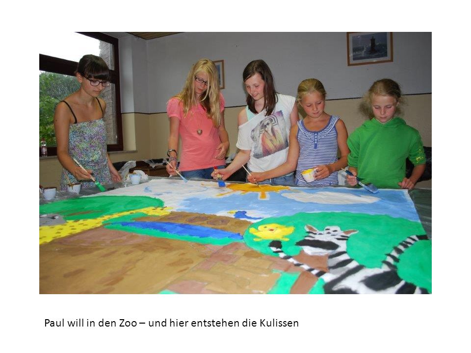 Paul will in den Zoo – und hier entstehen die Kulissen