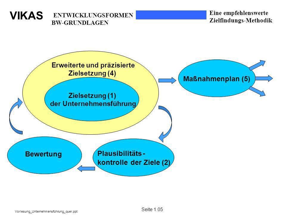 Maßnahmenplan (5) Bewertung Plausibilitäts - kontrolle der Ziele (2)