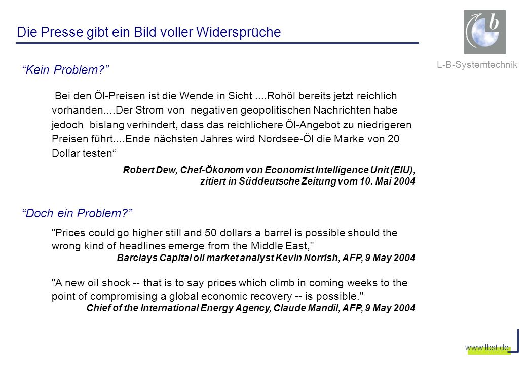 Die Presse gibt ein Bild voller Widersprüche