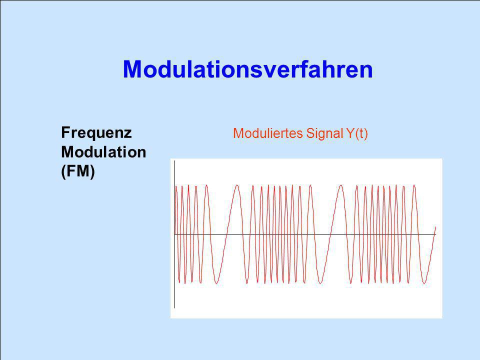 Frequenz Modulation (FM) Moduliertes Signal Y(t)