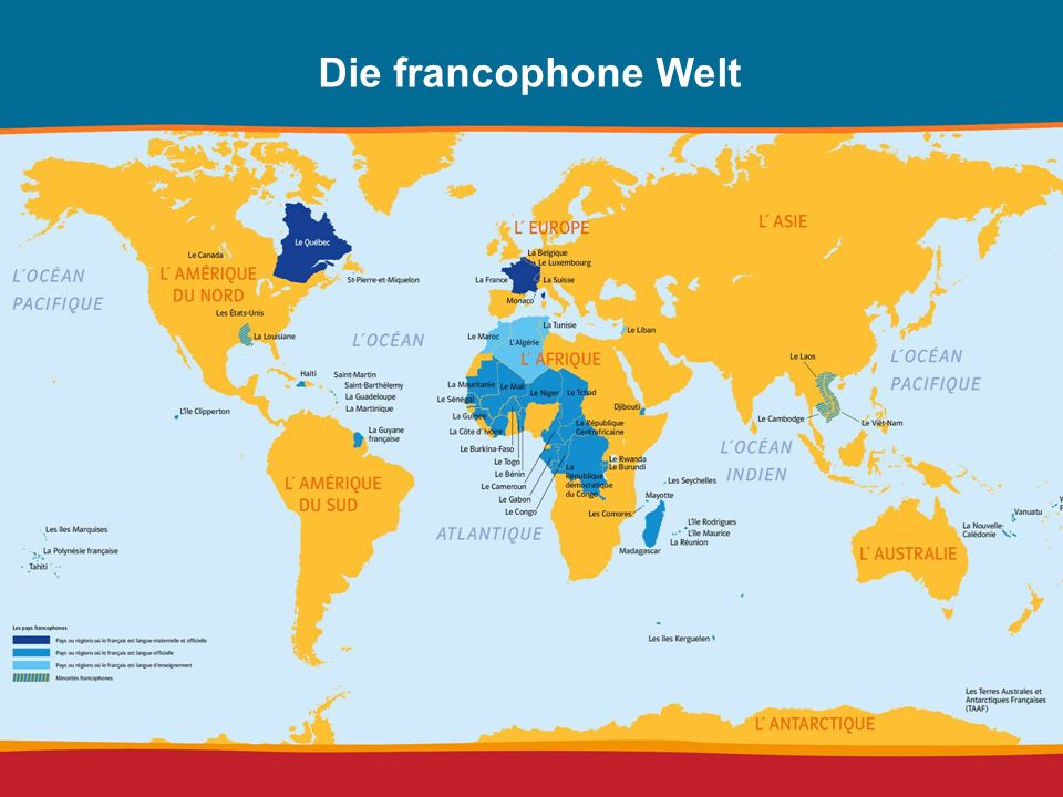 Die francophone Welt