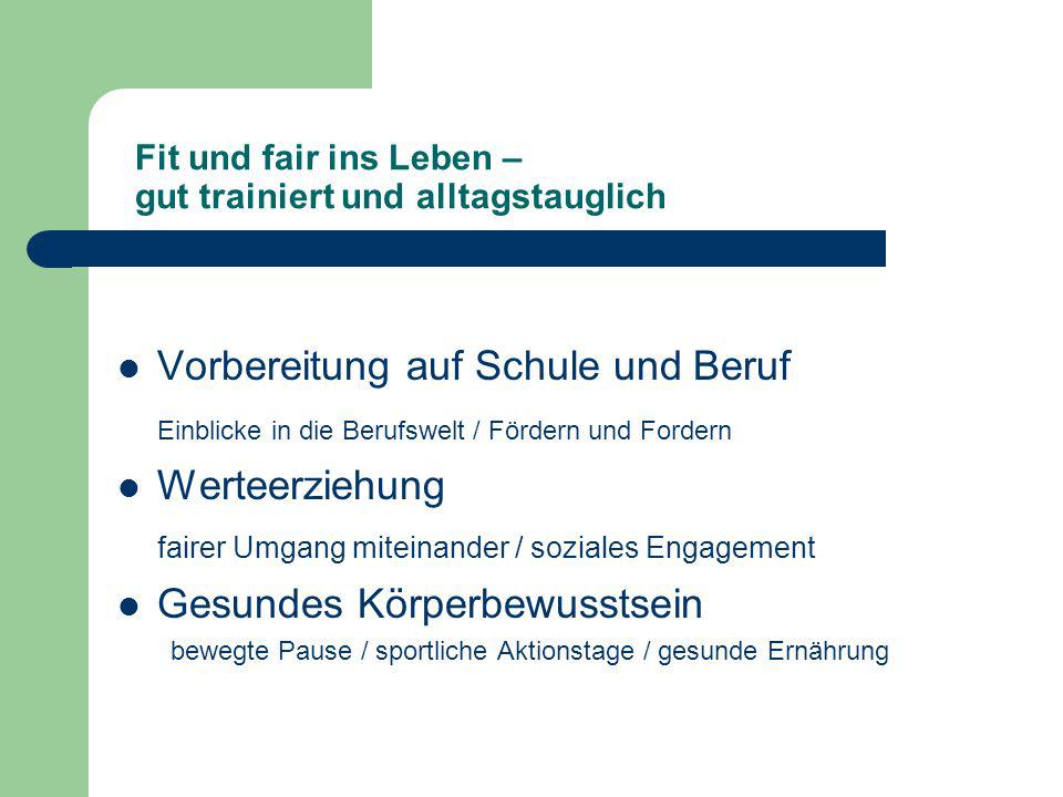Fit und fair ins Leben – gut trainiert und alltagstauglich