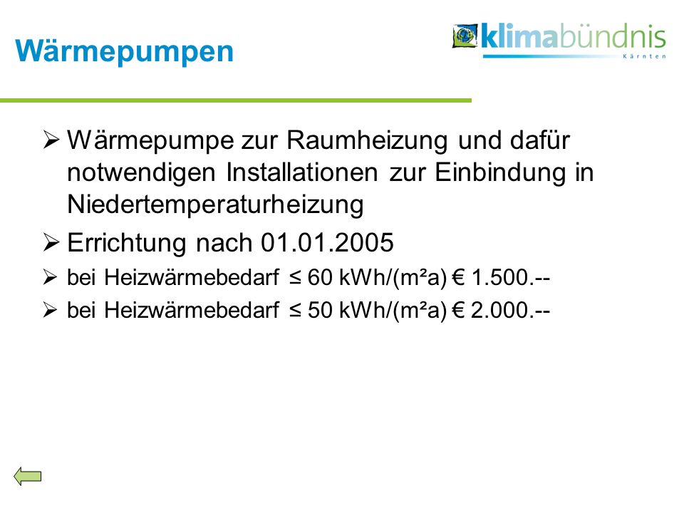 Wärmepumpen Wärmepumpe zur Raumheizung und dafür notwendigen Installationen zur Einbindung in Niedertemperaturheizung.