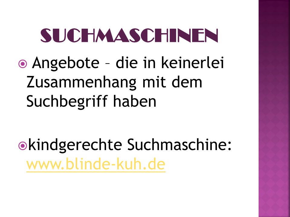 Suchmaschinen Angebote – die in keinerlei Zusammenhang mit dem Suchbegriff haben.