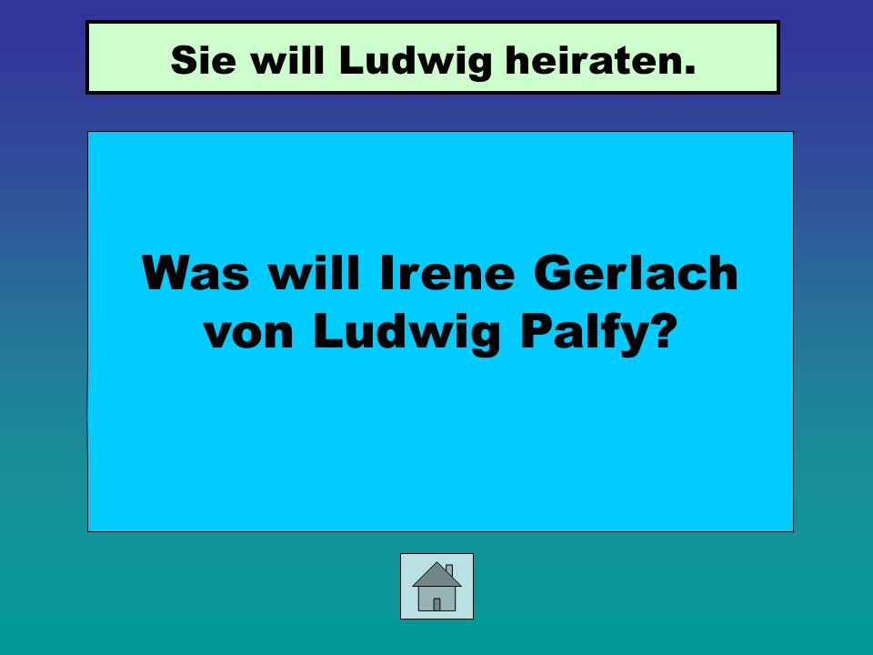Was will Irene Gerlach von Ludwig Palfy
