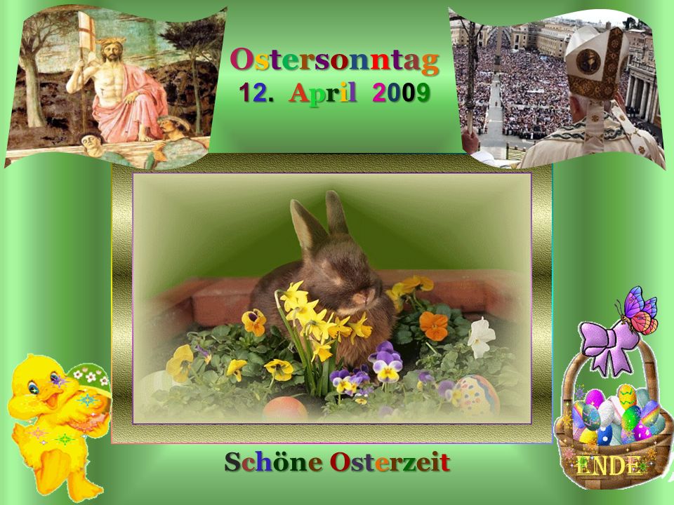 Auferstehung Urbi Et Orbi Ostersonntag 12. April 2009 Schöne Osterzeit