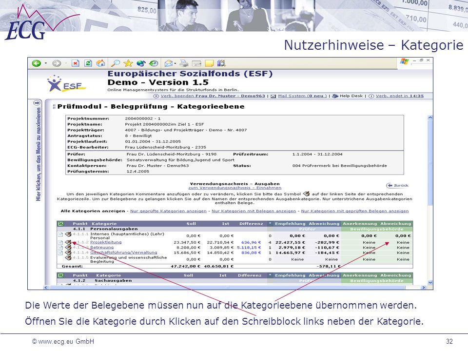 Nutzerhinweise – Kategorie