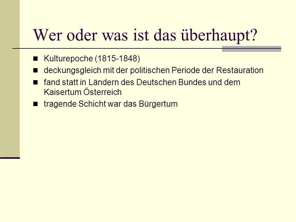 Wer oder was ist das überhaupt