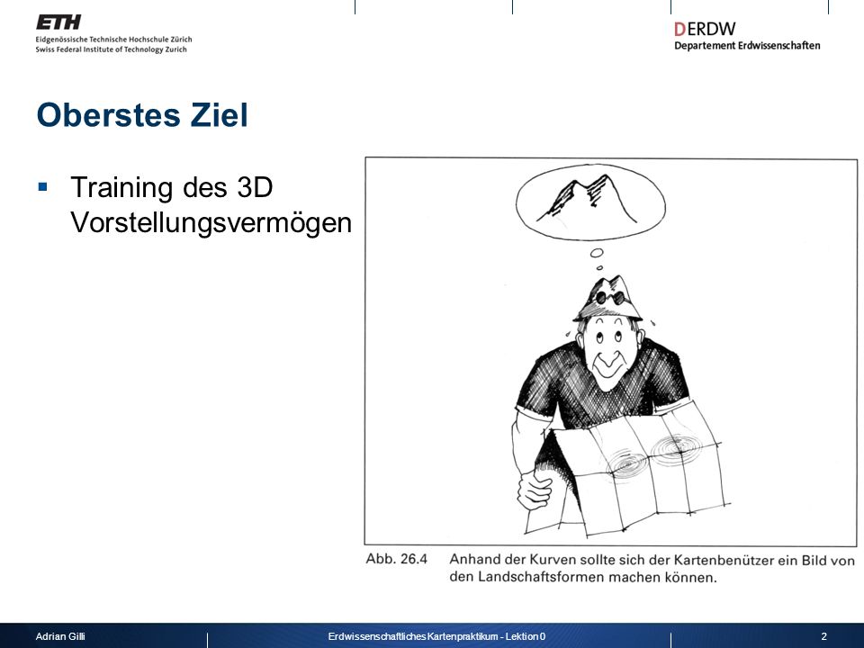 Erdwissenschaftliches Kartenpraktikum - Lektion 0