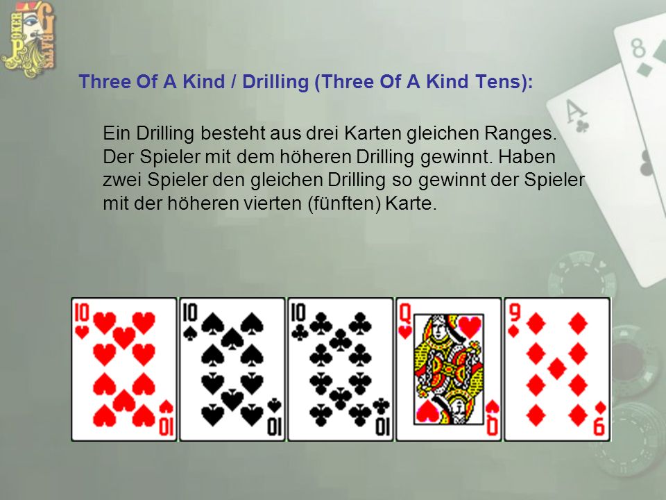 Three Of A Kind / Drilling (Three Of A Kind Tens):