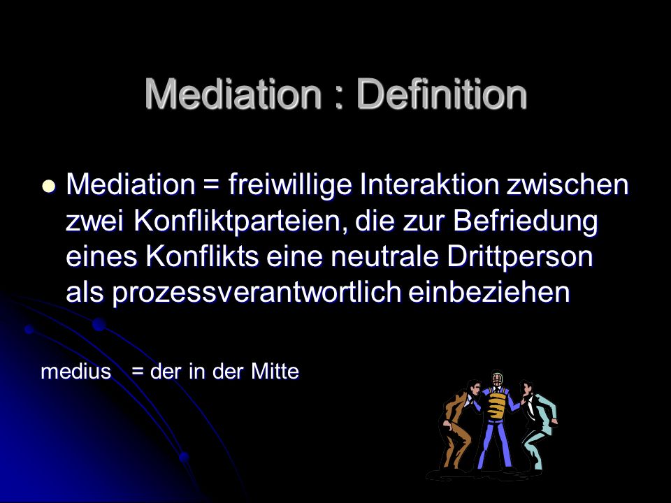 Mediation : Definition