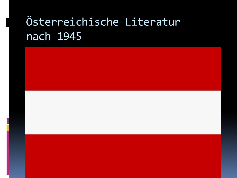 Österreichische Literatur nach 1945