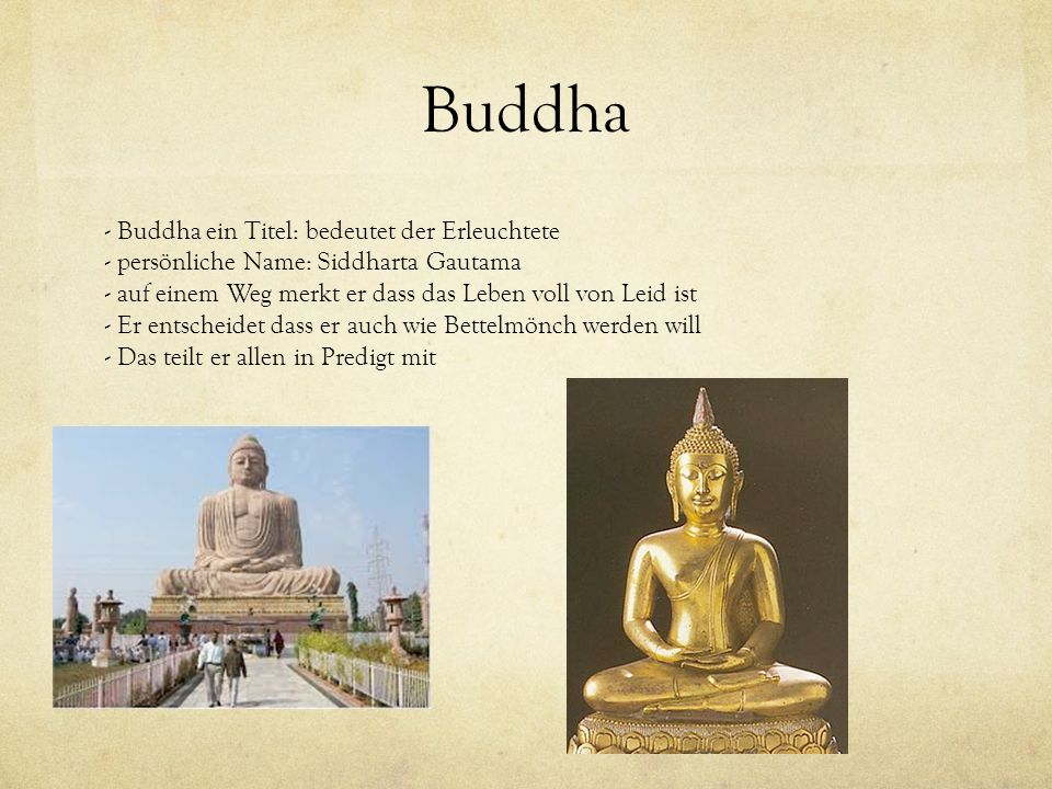 Buddha - Buddha ein Titel: bedeutet der Erleuchtete