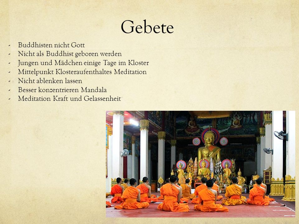 Gebete Buddhisten nicht Gott Nicht als Buddhist geboren werden