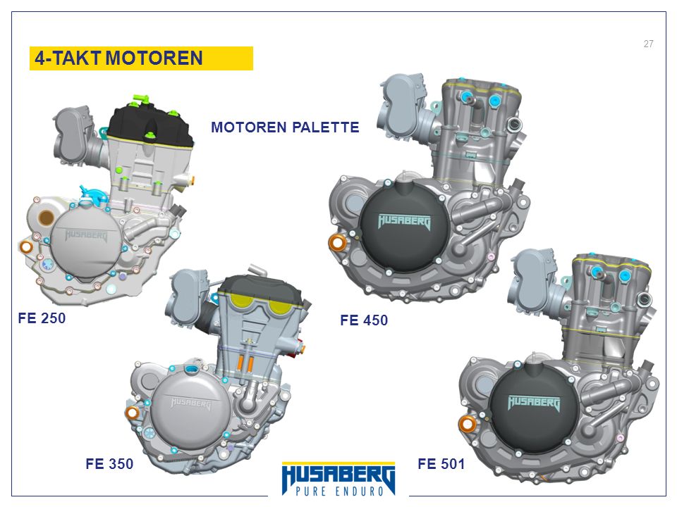 4-TAKT MOTOREN MOTOREN PALETTE FE 250 FE 450 FE 350 FE