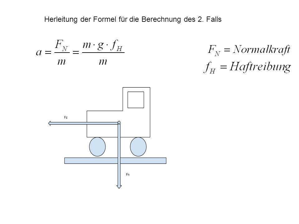 Herleitung der Formel für die Berechnung des 2. Falls