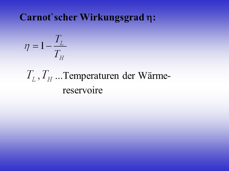 Entropie und 2. Hauptsatz der Thermodynamik - ppt herunterladen