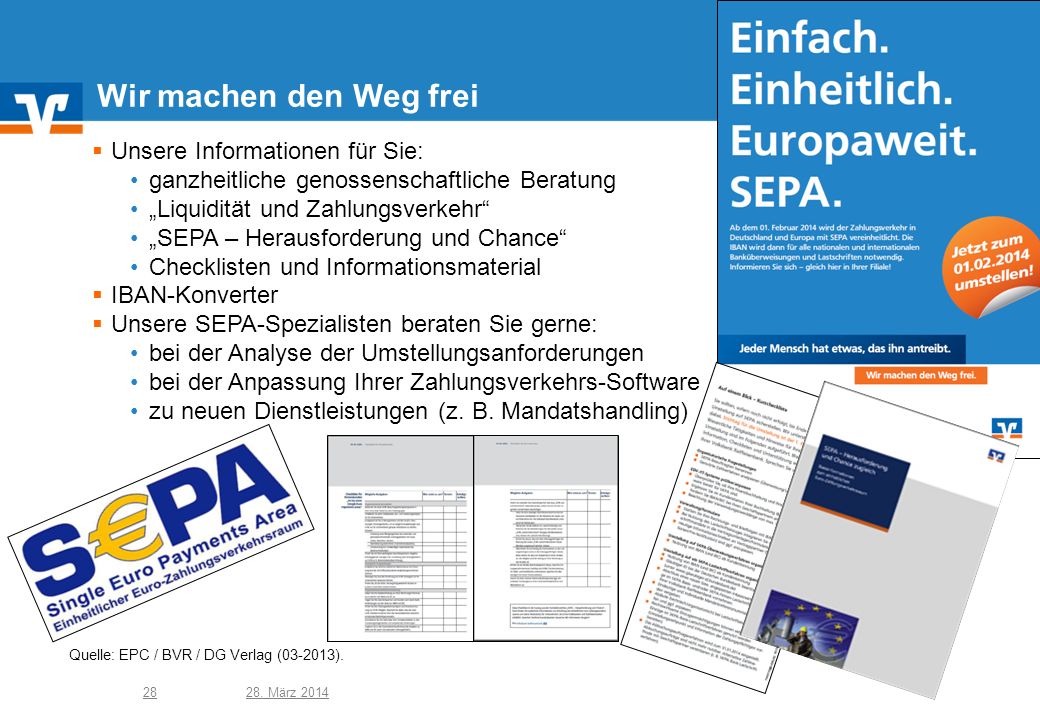 Wir machen den Weg frei Unsere Informationen für Sie: