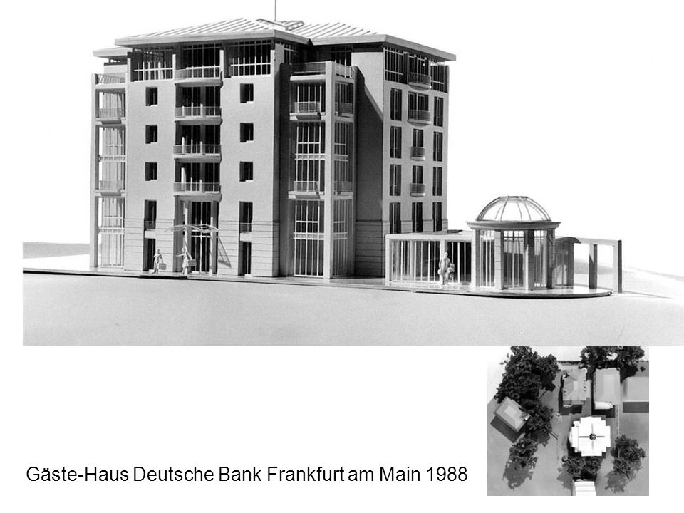 Gäste-Haus Deutsche Bank Frankfurt am Main 1988