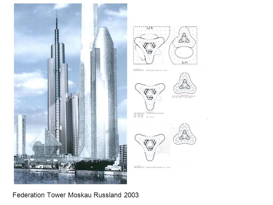 Federation Tower Moskau Russland 2003