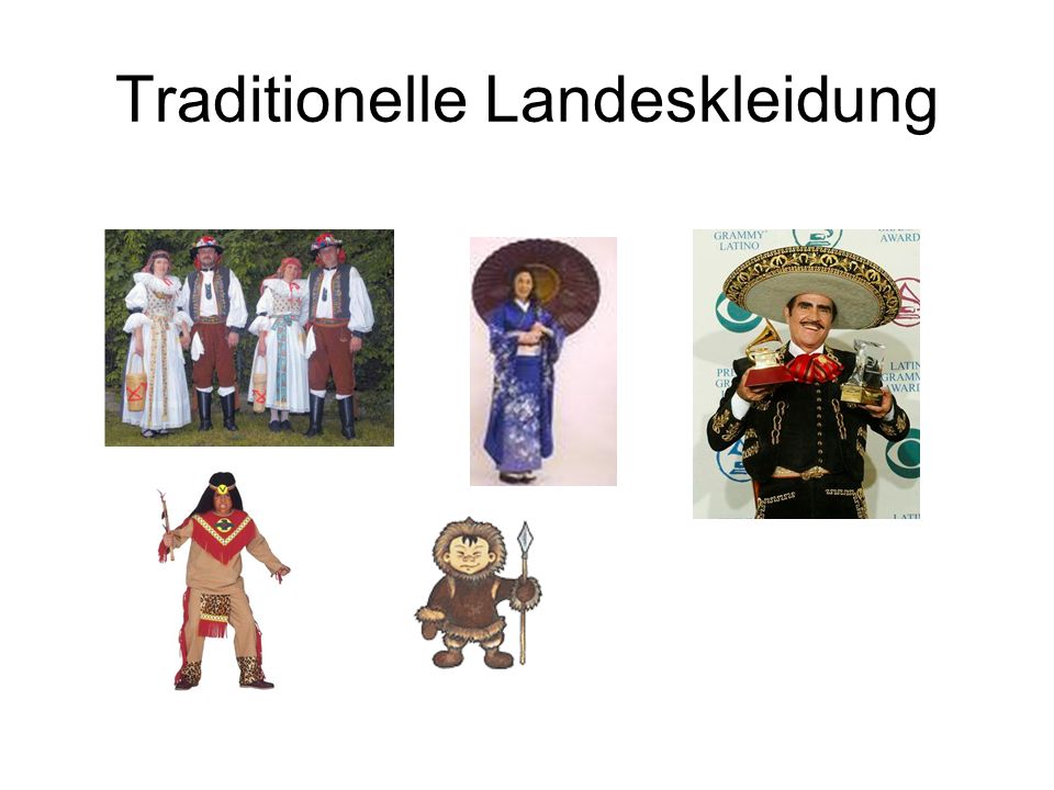 Traditionelle Landeskleidung