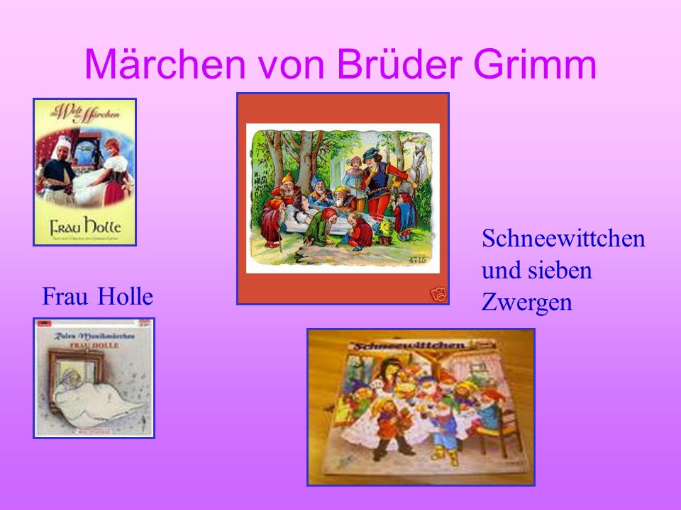 Märchen von Brüder Grimm