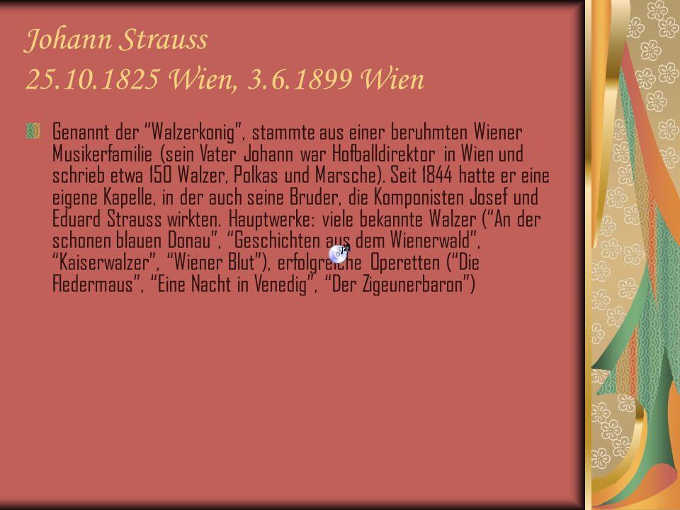 Johann Strauss Wien, Wien