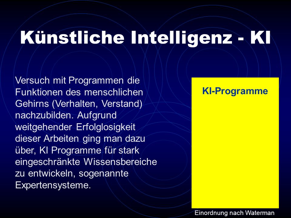 Künstliche Intelligenz - KI