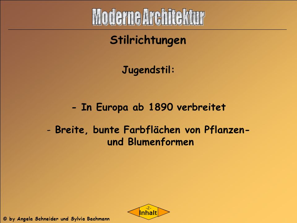 - In Europa ab 1890 verbreitet Breite, bunte Farbflächen von Pflanzen-