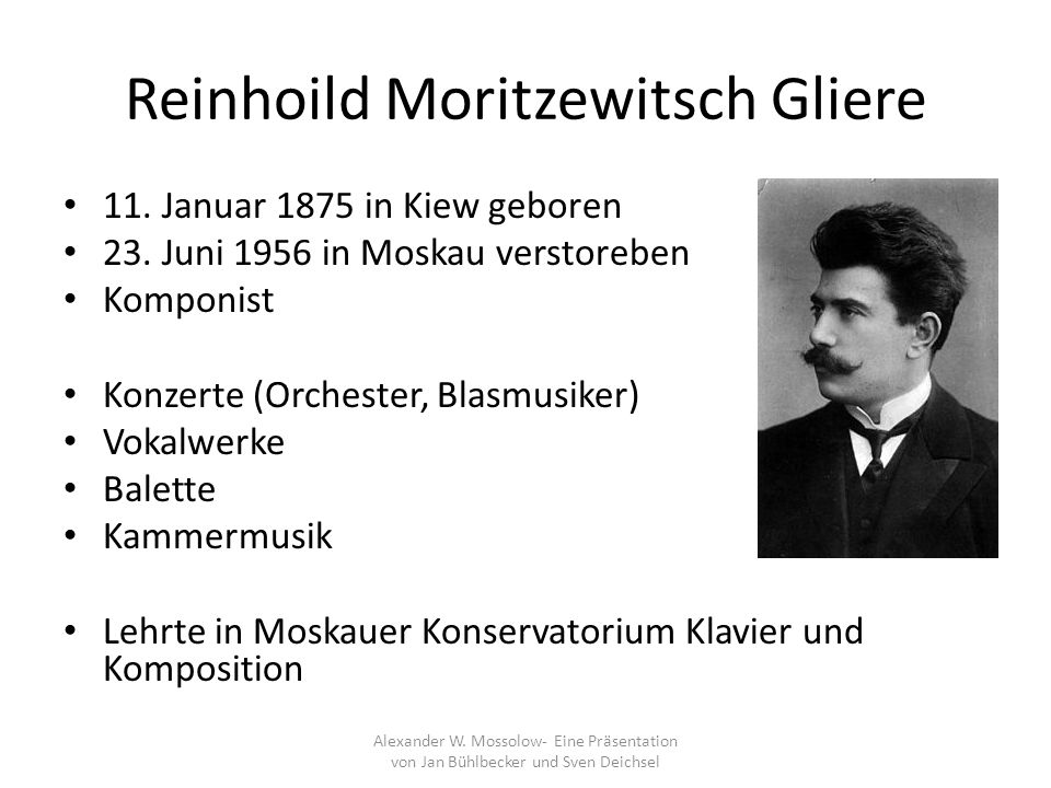 Reinhoild Moritzewitsch Gliere