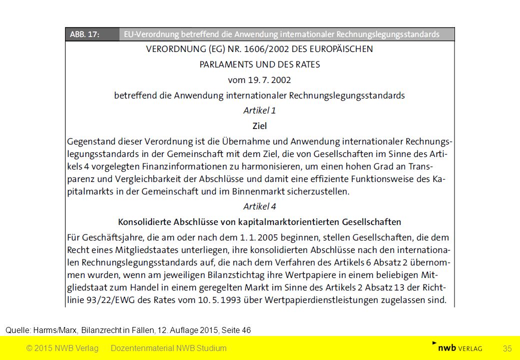 Quelle: Harms/Marx, Bilanzrecht in Fällen, 12. Auflage 2015, Seite 46