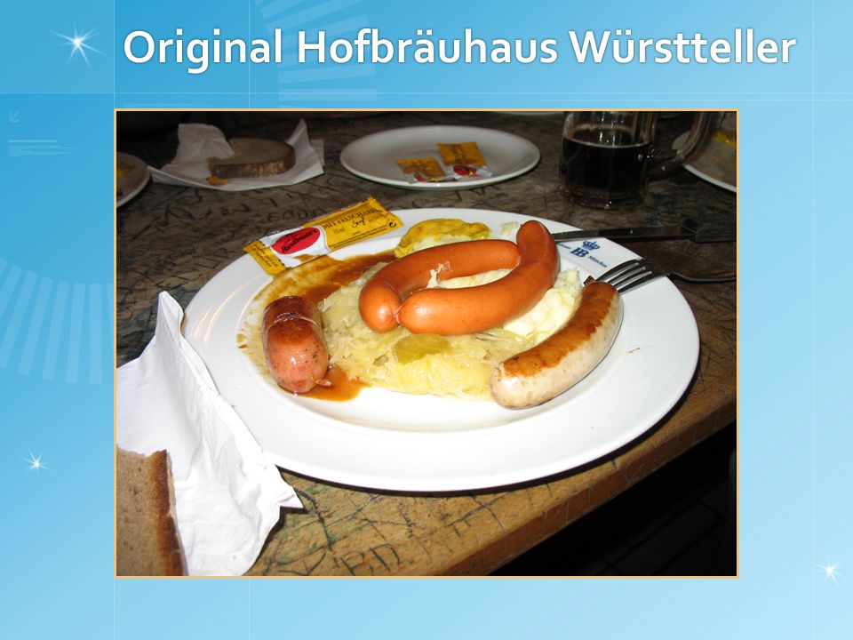 Original Hofbräuhaus Würstteller