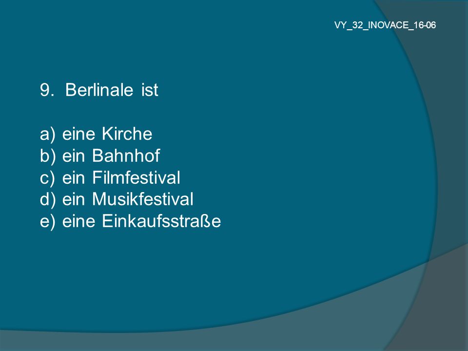9. Berlinale ist eine Kirche ein Bahnhof ein Filmfestival