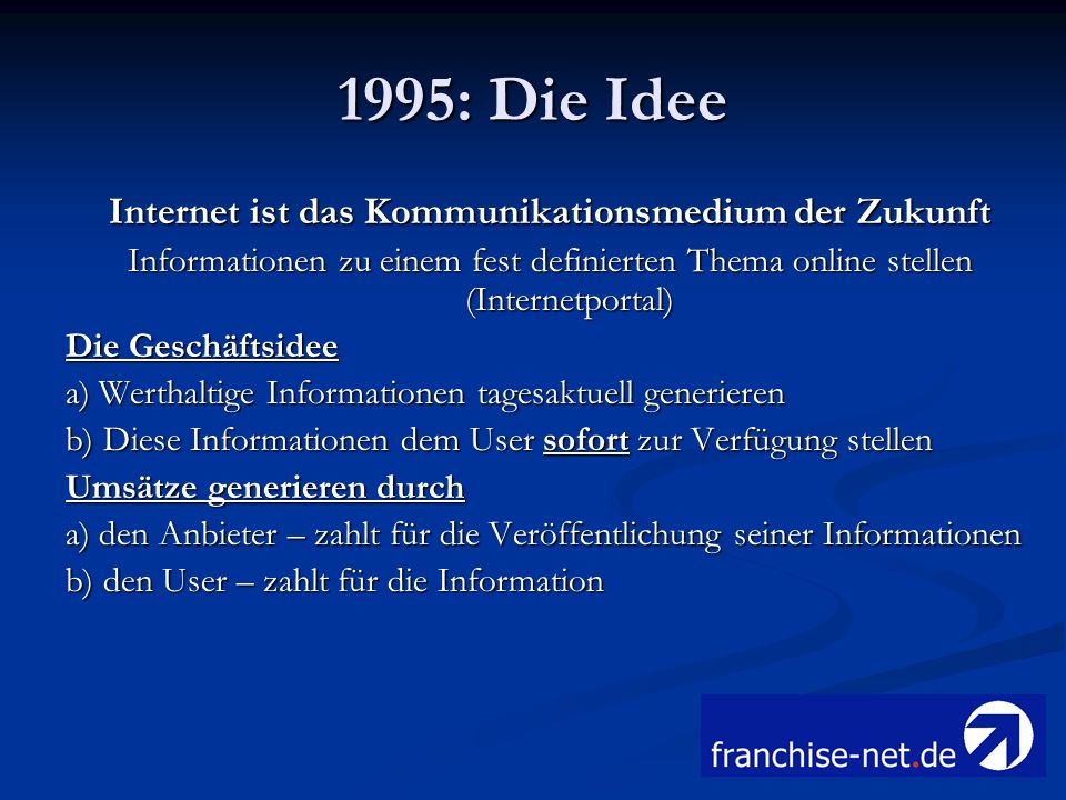 Internet ist das Kommunikationsmedium der Zukunft