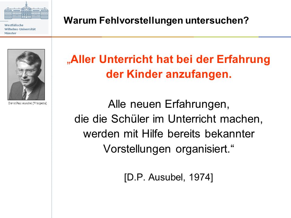 „Aller Unterricht hat bei der Erfahrung der Kinder anzufangen.
