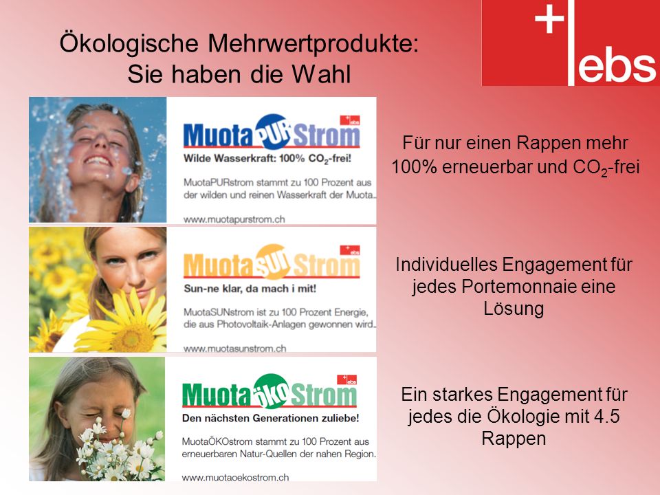 Ökologische Mehrwertprodukte: Sie haben die Wahl