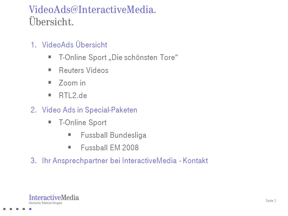 Übersicht.