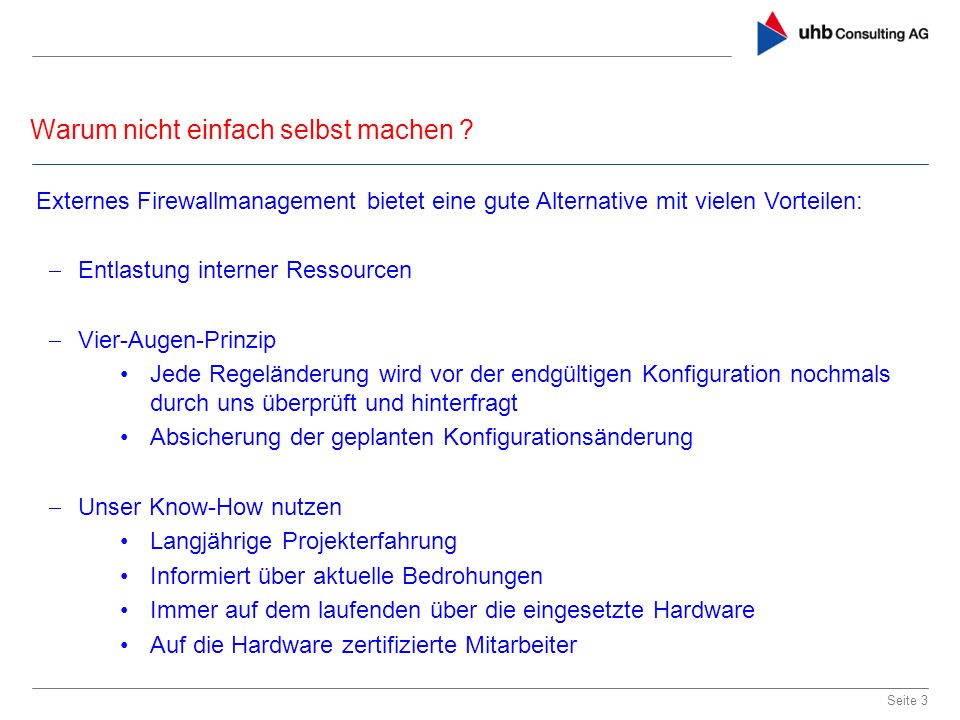 Warum nicht einfach selbst machen