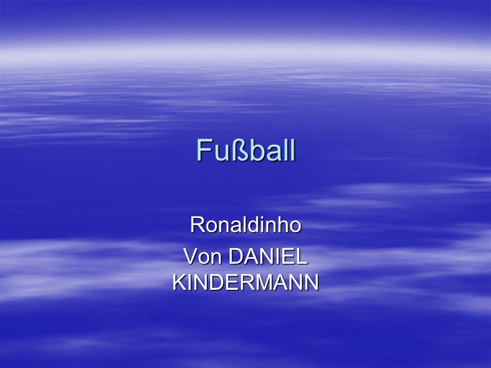 Ronaldinho Von DANIEL KINDERMANN